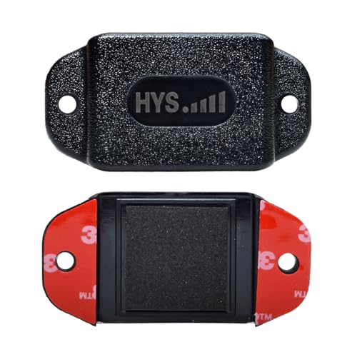 HYS Single Side Radio Car Mount Kit with Screws - Black for Handheld Radios