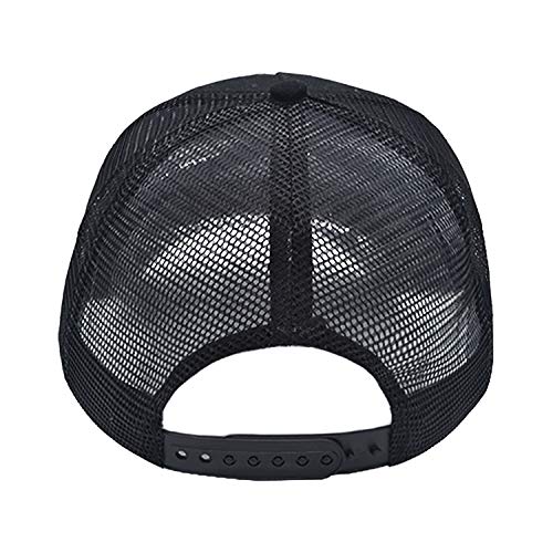 Animal Baseball Cap Patch Embroidered Mesh Trucker Hat - Sheep, 7 1/4-7 7/8