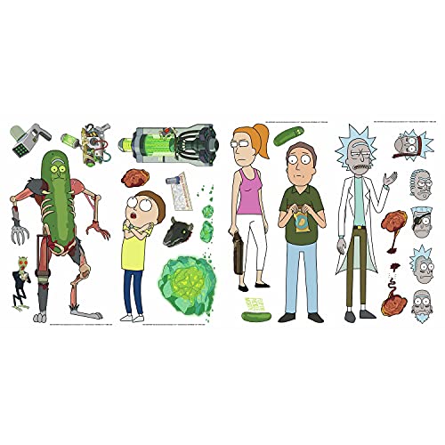 Rick and Morty Peel and Stick Wall Decals - Character Decals
