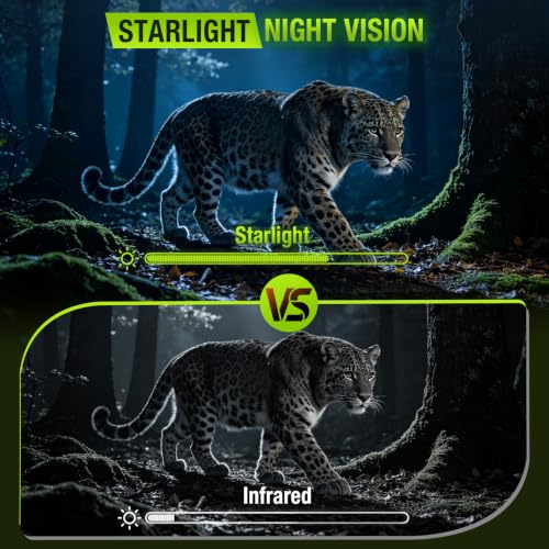 WIMIDING 4K Dual-Lens WiFi Trail Camera with Night Vision & Solar Power