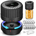 Electric Mason Jar Vacuum Sealer Kit for Food Storage - Black with 10 Lids