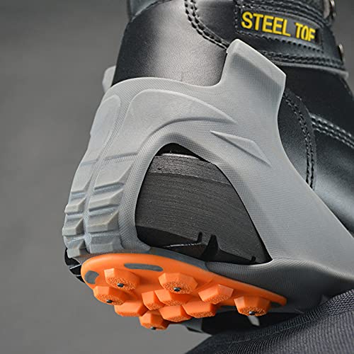 Winter Walking Low-Pro Ice Cleat, Heavy-Duty Industrial Grade Traction Aid for Walking on Snow and Ice, Size Large (1 Pair)