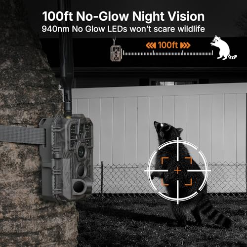 GardePro X50P Cellular Trail Camera with Rechargeable Battery & Night Vision