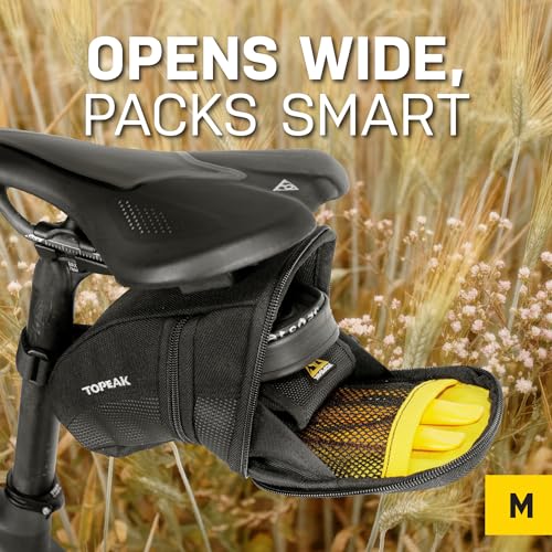 Topeak Aero Wedge Pack Medium Bike Seat Bag with QuickClick Mount