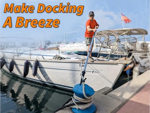 18 Feet Telescoping Boat Hook for Docking - Aluminum Extension Pole