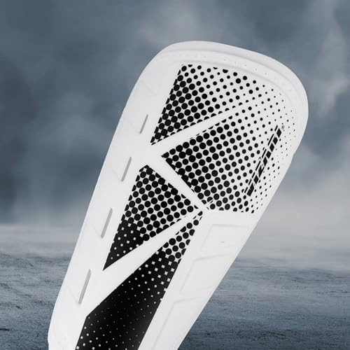 Vizari Vector Shinguard - Size L White Soccer Protective Gear