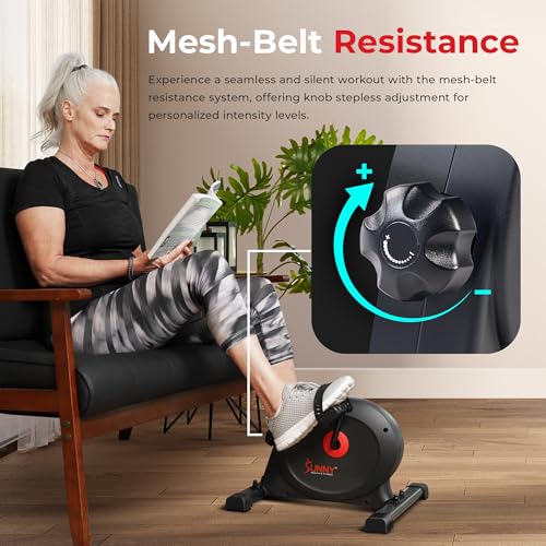 Sunny Health & Fitness Black Mini Under Desk Pedal Exerciser - Arm & Leg Bike