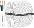 NAOEVO 14 Gauge Marine Wire - Tinned Copper Triplex, 100FT, Waterproof
