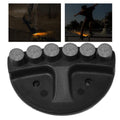 Qryxalith Skateboard Spark Plate,Skateboard Friction Spark Tool,Skateboarding Accessories(Black)