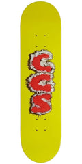 [CCS] Furry Letters Skateboard Deck Yellow 7.75"