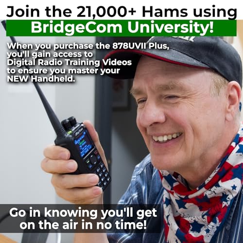AnyTone AT-D878UVII Plus Digital Ham Radio with Free Programming & Training
