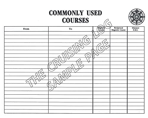 Cruising Log Book for Boating & Yachting - Waterproof Spiral Notebook with Guest Registry