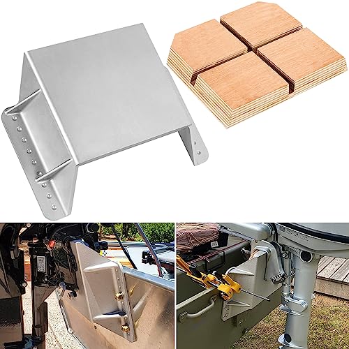 Camoo 4-inch Setback Small Engine Jack Plate for Outboard Motors Up to 35HP