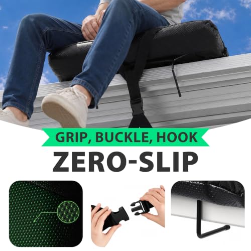 Extra Wide Stadium Seat with Back Support & Cushions - 25 Inch Portable Bleacher Chair