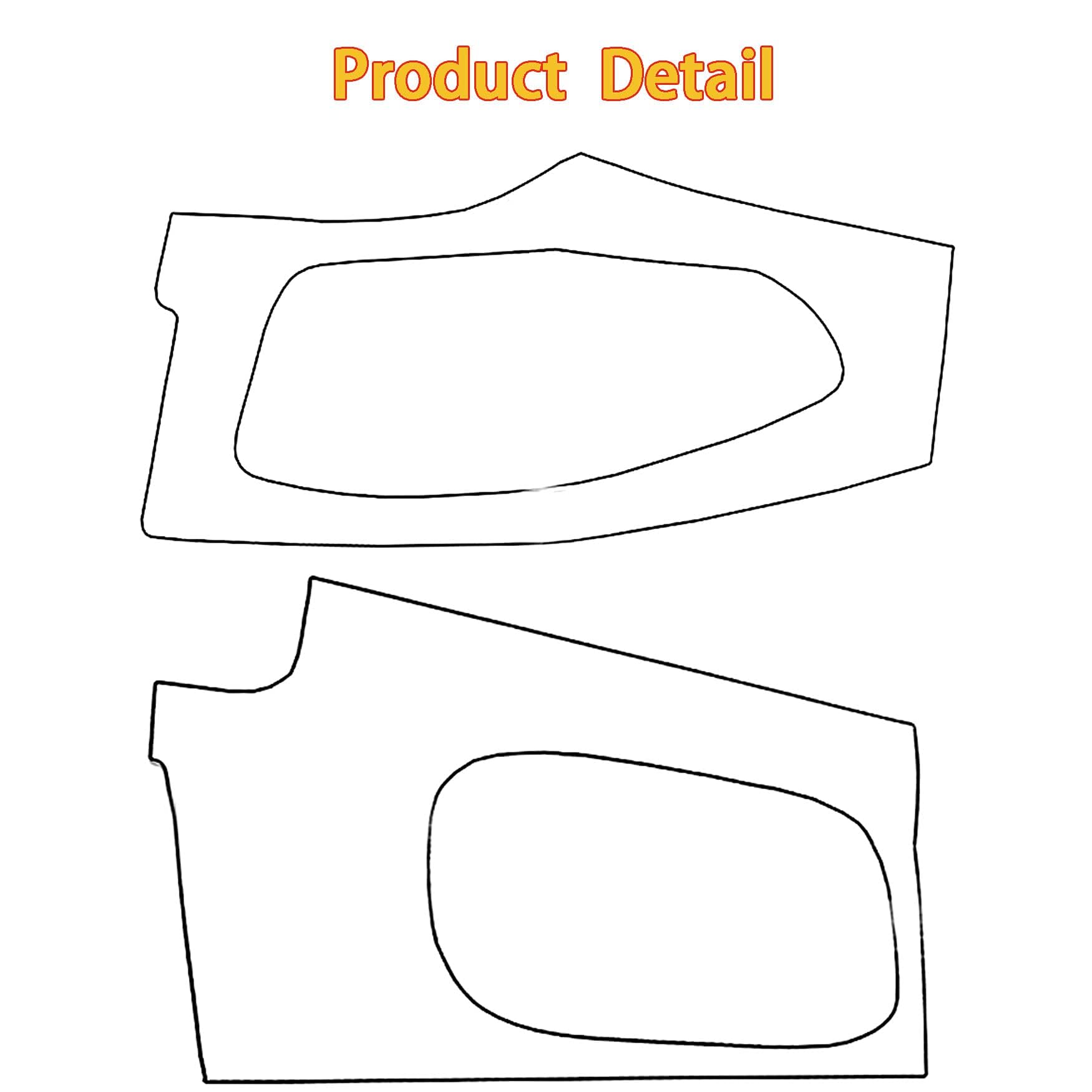WFLNHB Light Kit Replacement for EZGO RXV Golf Cart 2008-2015