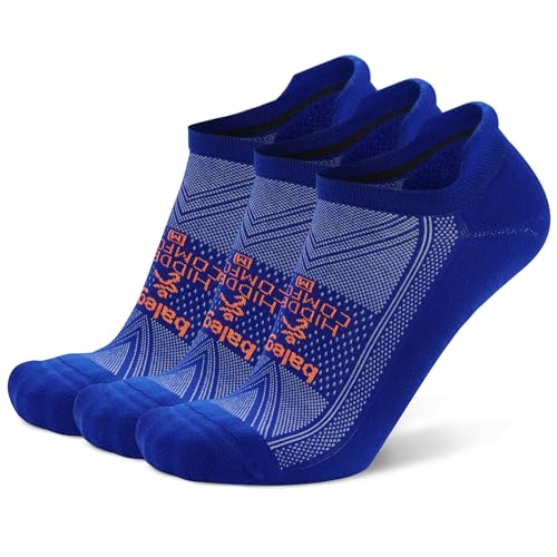 Balega Hidden Comfort Performance No Show Athletic Socks - Neon Blue Medium