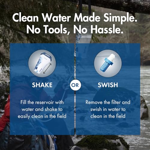 Gravity Water Filter System 3L for Camping Backpacking Hiking - Hands-Free
