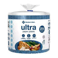Ultra Dinner Paper Plates 10 Inch Pack of 204 - Microwavable & Grease-Resistant