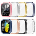 8 Pack Compatible for Amazfit Bip 6 Case with Tempered Glass Screen Protector - 8 Colors