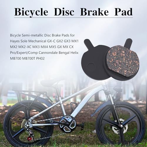 Bike Disc Brake Pads Set for JAK-5 B777 Cannondale Helix MB700 - 4 Pairs