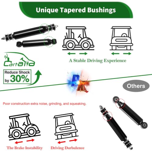 Golf Cart Shock Absorbers Front & Rear for Club Car DS Precedent Onward