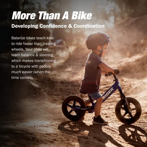 Strider 12 Sport No Pedal Balance Bike for Kids Ages 1-4, Blue