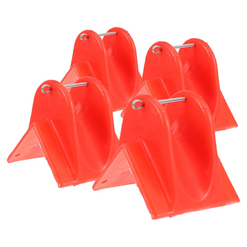 TEHAUX Climbing Rope Protector Sleeve 4-Pack Lightweight Rope Edge Covers for Outdoor Climbing Gear Safety and Wear Protection Easy Installation