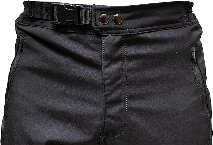 Men's Mountain Bike Pants - Tapered 4-Way Stretch for Trail Riding - Black 32 Regular