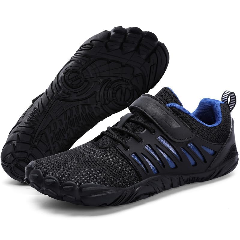 MIFAWA Barefoot Shoes Men Wide Toe Box Zero Drop Water Shoes Blue 11