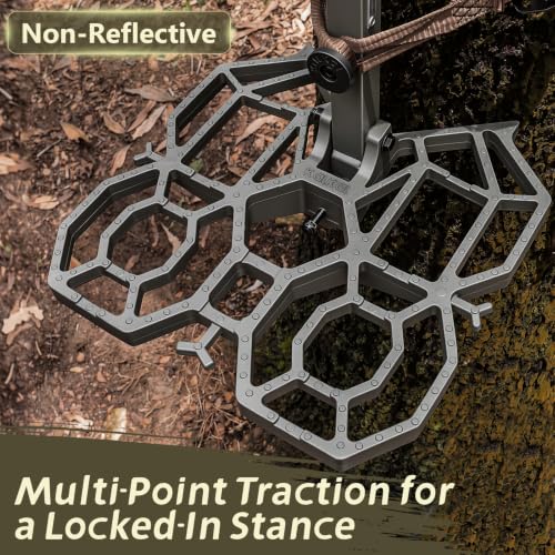 Tree Saddle Hunting System Kit with Platform Safety Ropes for Stealth and Stability