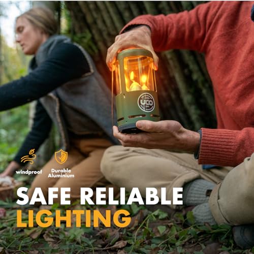 UCO Candlelier Candle Lantern Forest Edition for Camping & Emergency Light
