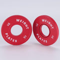 Red 1.25 LB Pairs Change Plates Set 2 in Fractional Weight Plates for Beginners,1.25-10 LBS Pairs 17.5 LBS 37.5 LBS Plate Set Rubber Coating & Steel Core