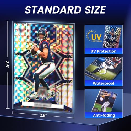 10000 PCS Clear Card Sleeves for Trading Cards - Soft, Standard Size 66x91mm - Water & Dust Resistant - Fits Sports & Game Cards