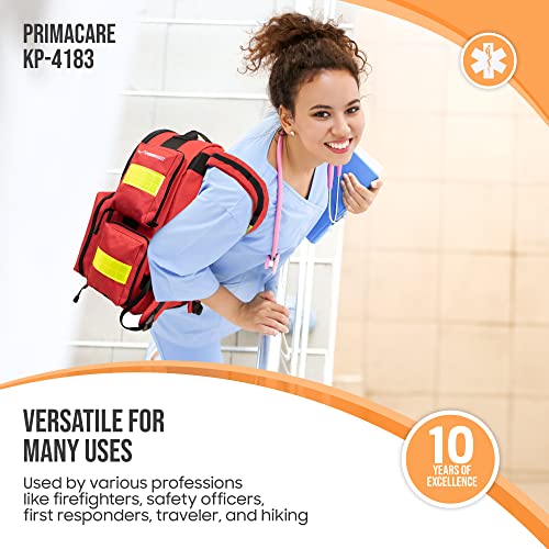 Trauma Emergency Medical Backpack for O2 Tank and Supplies - Tactical First Aid Bag