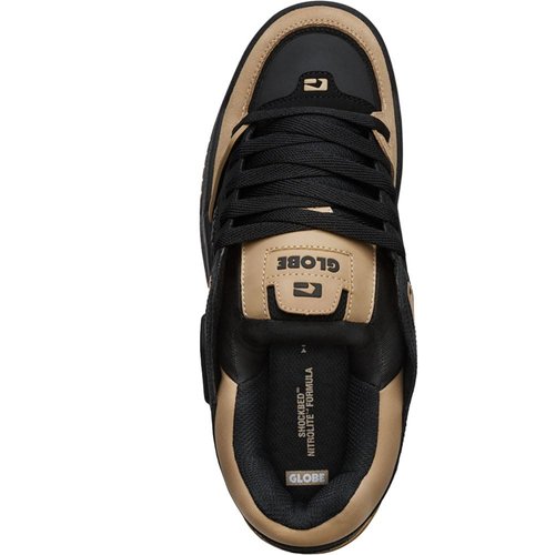 Globe Men's Fusion Skate Shoe, Black/Dune, 10