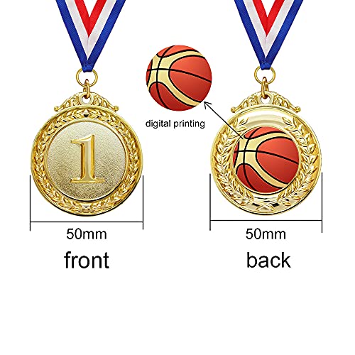 Gold Medal Award Set 5-Pack - Olympic Style Sports & Competition Medals