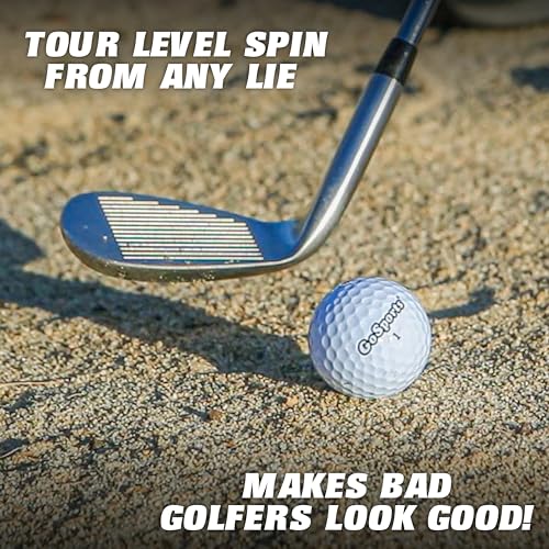GoSports Illegal Spin Golf Wedge Set - Men's Right Hand Sand Lob & Gap Wedges