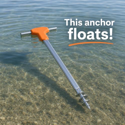 MightyPhine 52-Inch All-Metal Floating Boat Anchor with Telescoping Pole