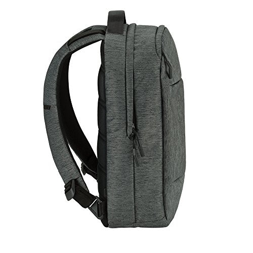 Incase Compact City Backpack Heather Black - 18L Tech Laptop Bag for Work & School