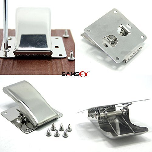 Fish Clamp for Fillet Table and Bait Station - Deep-Jaw Stainless Steel Fish Cleaning Board Tools - Variation of THIS listing