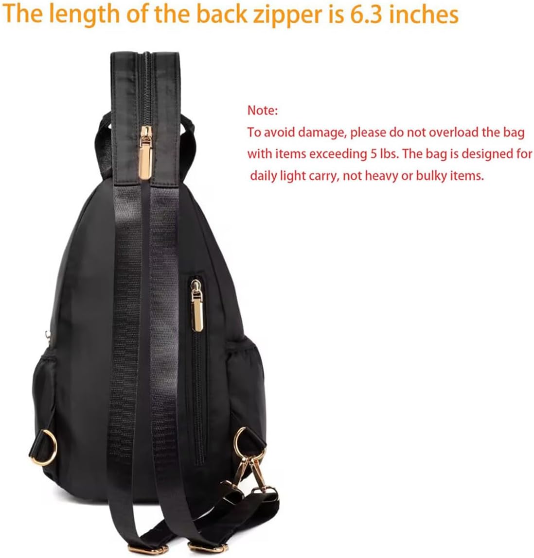 Xsecnua Crossbody Sling Bag - Mini Convertible Backpack for Women | Ideal Travel Daypack