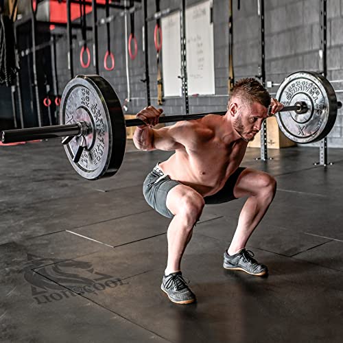Olympic Barbell 7FT 2-inch Bar for Strength Training & Weightlifting - Black/700 LBS