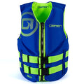 O'Brien Flex V-Back Life Jacket for Adults - Blue / Blue, Coast Guard Approved