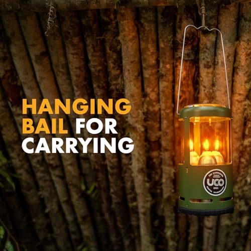 UCO Candlelier Candle Lantern Forest Edition for Camping & Emergency Light