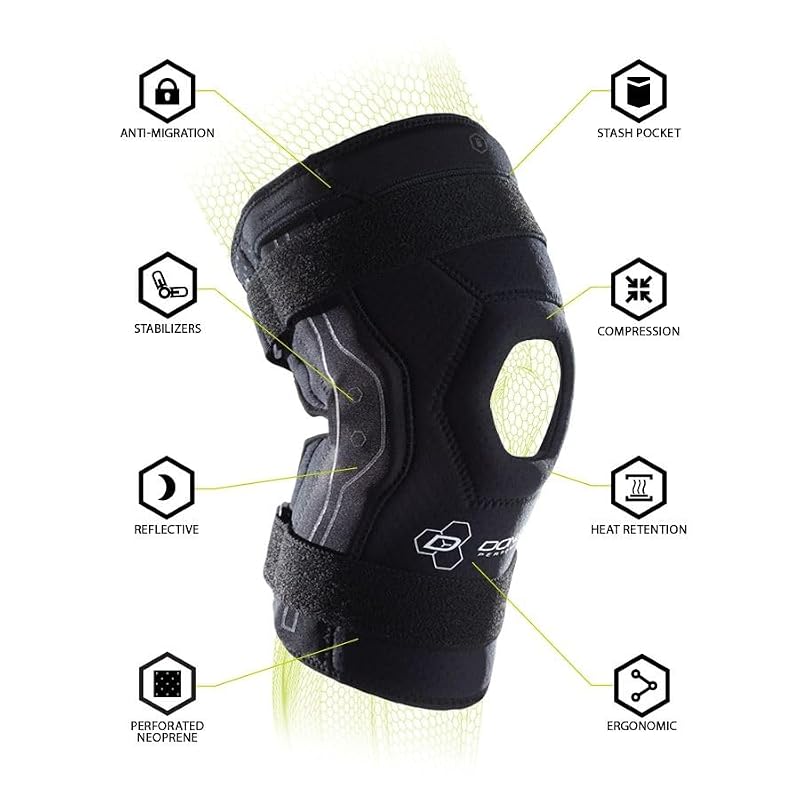 DonJoy Performance Bionic Knee Brace Camo Medium Support for Instability