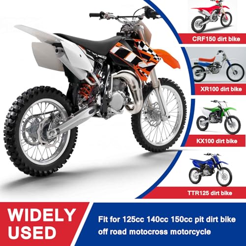 HOOUP 70/100-19 Off-Road Dirt Bike Tire with Inner Tube for 125cc-150cc Motocross