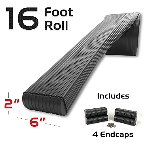 Caliber Bunk Wrap Kit 16 ft x 2 in x 6 in Black for Boat, Trailer, Pontoon