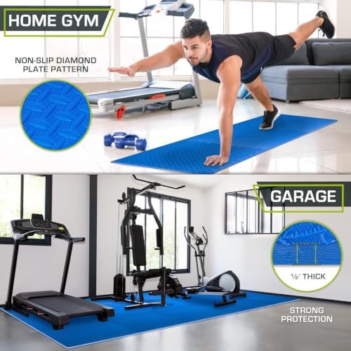 ProsourceFit Blue 36-Pack Interlocking EVA Foam Puzzle Exercise Mats 144 Sq Ft