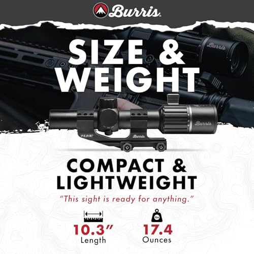 Burris RT-6 1-6x24mm Tactical Riflescope with Illuminated Reticle - Matte Black, Scope Only
