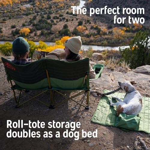 Kelty Low Loveseat Camping Chair 2-Person Double Seat - Deep Lake & Fallen Rock Variants